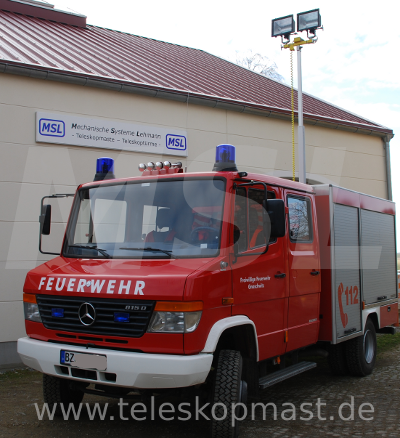 MSL Fahrzeugmast aus Aluminium